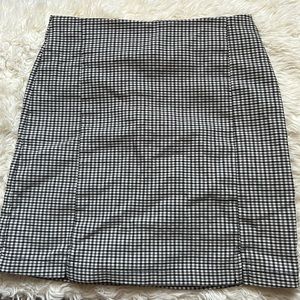 Checkered skirt